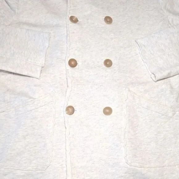 Frank & Eileen Belfast Peacoat in Gray Melange